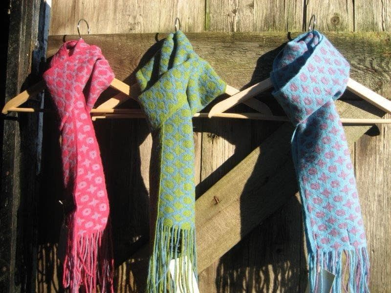 Handwoven scarves in Cumbria